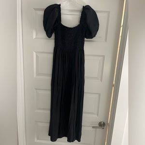 La Ligne Silk Smocked Dress Sz Small